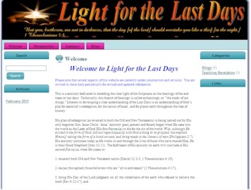 Light for the Last Days